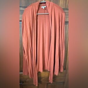 Maurices Rust Open Front Cardigan